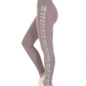 BSP Snake Print High Waisted Leggings - SZ L